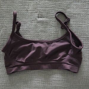 Alphalete Black Garnet Push Bra
